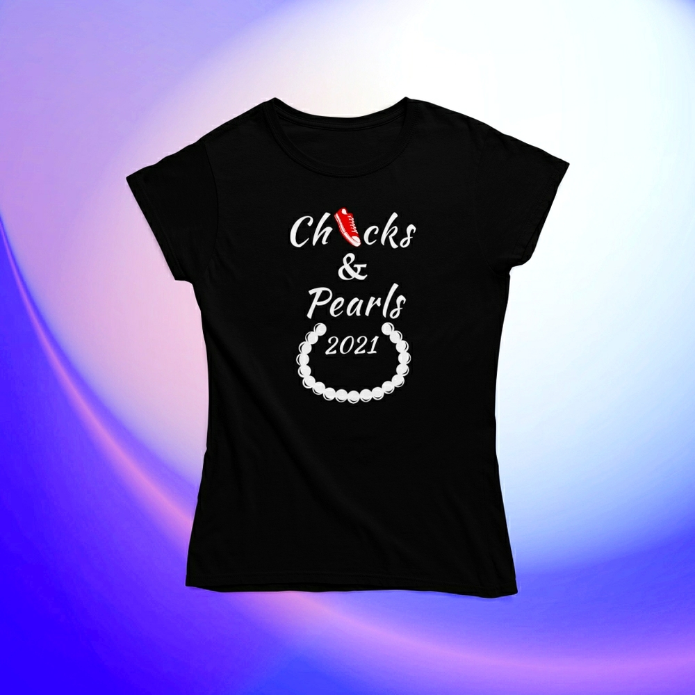 Chucks and Pearls t-shirt